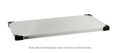 Metro Super Erecta Solid Shelf, Standard Stainless Steel