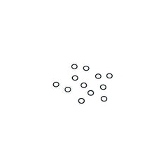 O-Ring, Buna-n, .145 I.D. X .070 Width, Pkg of 12