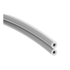 Syringe Tubing, 2 Hole, Straight Gray
