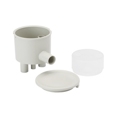 Vacuum Canister Bottom Ported w/Bracket