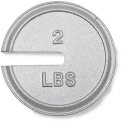 Weight 1P CI Slot 2lb CL6 Non-Accrd TR