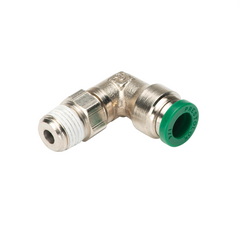 1/8 NPT x 1/4 Push In Poly, Elbow