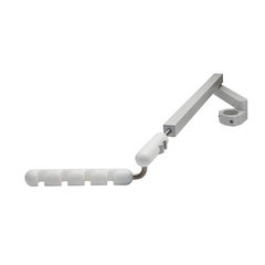 ذراع مساعد متداخل، 4 أوضاع، أبيض