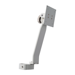 Monitor Support, Vertical Post Mounted, Gray