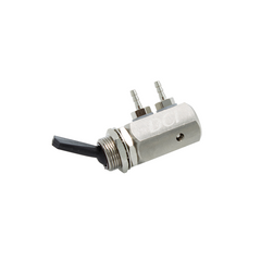 Toggle Cartridge Valve, On/Off, Side Port, 2-Way, Normally Closed, Black