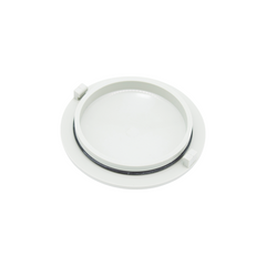 Vacuum Canister Cap w/O-ring, Bottom & Side Mounted, Gray