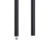 Metro Super Erecta SiteSelect Industrial Wire Shelving Post, Black