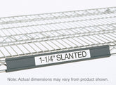 Metro Super Erecta Gray Slanted Label Holders