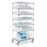 Metro EZ-ADD Two-Bin Kanban Mobile Shelving Cart