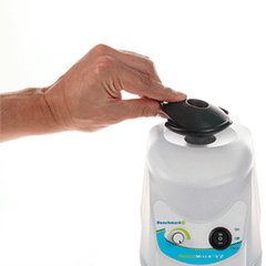 BenchMixer V2, Vortex Mixer with flip top cup head