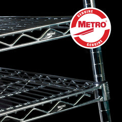 Metro Super Erecta 4-Shelf Industrial Wire Shelving Convenience Pak, Chrome