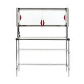 Metro Super Erecta Hot Workstation with Enclosed Stainless Steel Heated Shelf