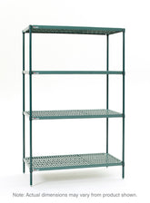 Metro Super Erecta Pro Industrial Wire 4-Shelf Restaurant Shelving Unit with Removable Plastic Mats, Easy Order Kit