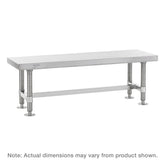 Metro Stainless Steel Gowning Bench