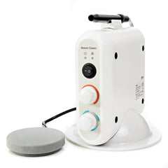 Lil’ Beaver Classic – Ultrasonic Scaler – WHITE Includes: Lil’ Beaver Classic Scaling Unit, Power Cord, 2 Position Turbo Boost Foot Pedal, Mount Stand, Handpiece Holder Mount, Autoclavable Handpiece Sheath. 1 year warranty