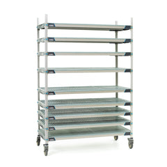 MetroMax i 9-Shelf Sterile Processing Plastic Industrial Mobile Shelving Units