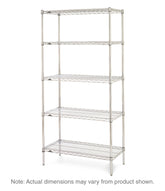 Metro Super Erecta Industrial Wire Shelving Starter Unit, Chrome