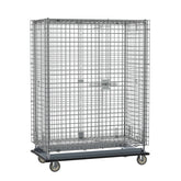 Metro Super Erecta Heavy-Duty Mobile Security Shelving Unit, Chrome