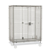 Metro Super Erecta Heavy-Duty Dolly and Plate Caster Security Shelving Unit, Stainless Steel