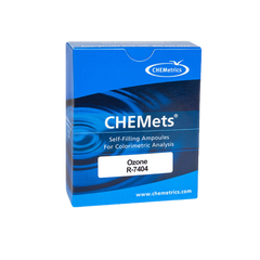 CHEMetrics® CHEMets® Refill Ozone / Chlorine Dioxide DPD Method (30 Ampoules)