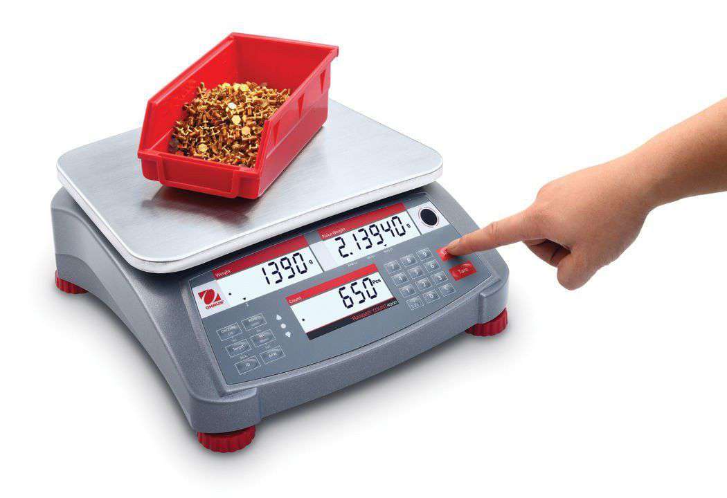 Ohaus DFD32M2500ES Drum Scale, 2,500 lbs x 0.5 lbs 30469911