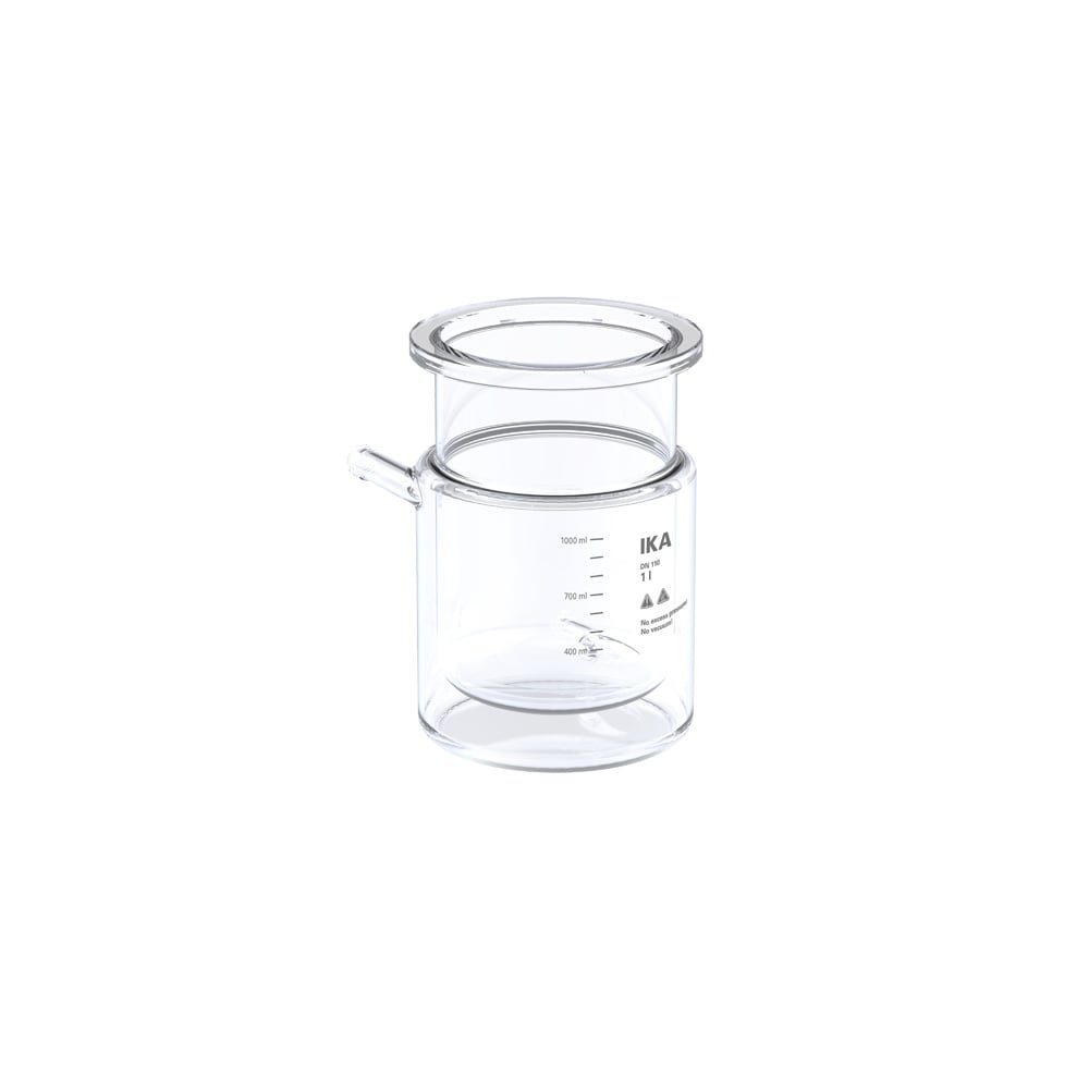 HA.gv.dw.1 Glass vessel, double-wall, for 1 l