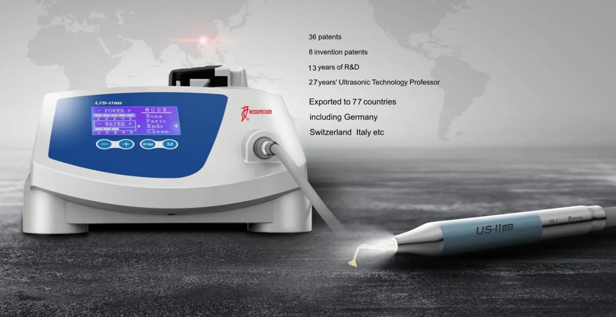 Vakker 27-61 , Woodpecker Ultrasonic Perio Bone Surgery US II LED