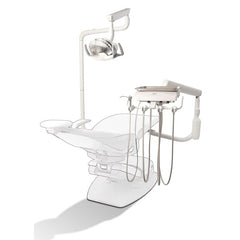 Reliance Swing Mount Pole w/Auto Dental Unit, White