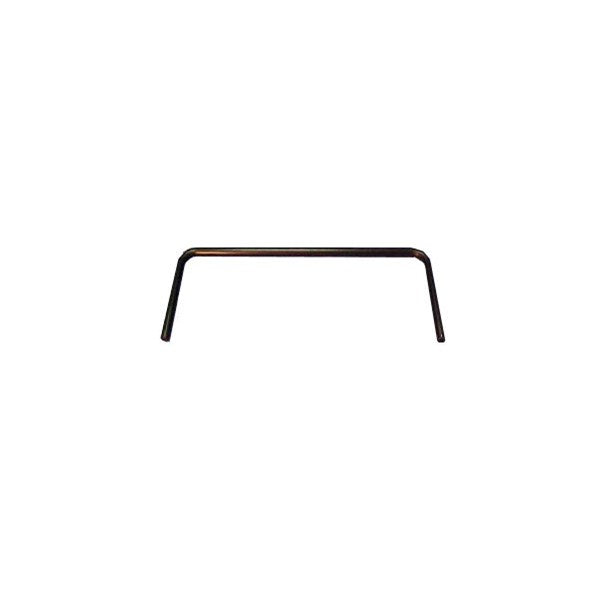 Holder Bar, U-Shaped, 16", Gray