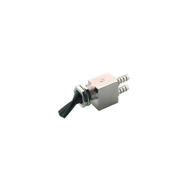 Toggle Valve, Momentary, Rear Ported, 2-Way, Black