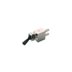 Toggle Valve, Momentary, Rear Ported, 2-Way, Black