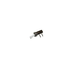 Toggle Valve, Side Port, Momentary, 3-Way, Normally Closed, Gray