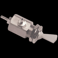 Toggle Valve, On/Off, 3-Way, Gray