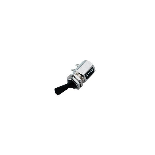 Toggle Valve, Side Ported, 3-Way, Black