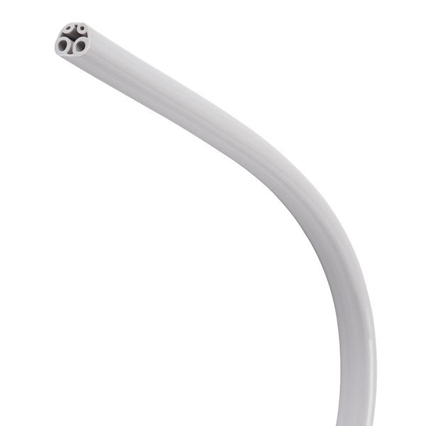 HP Tubing, 4 Hole, Asepsis Straight Gray