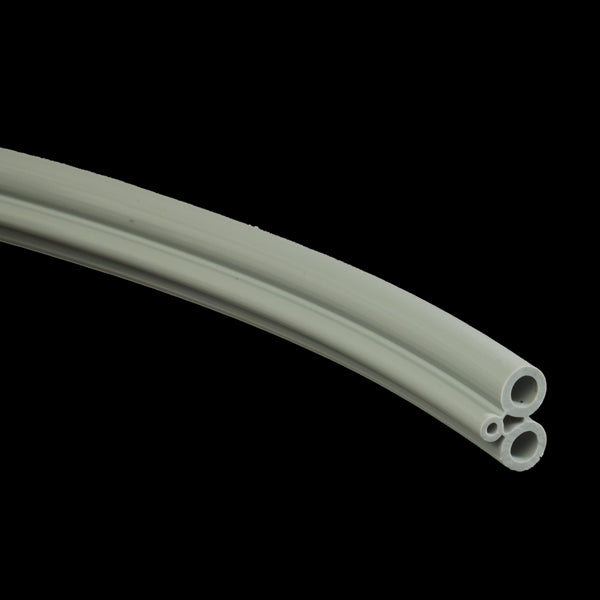 FC Tubing, 3 Hole, Poly Gray