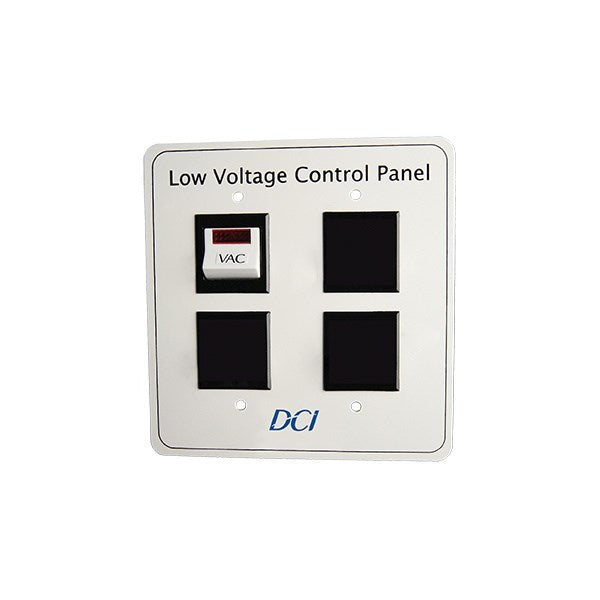 Low Voltage Control Panel, Single Switch
