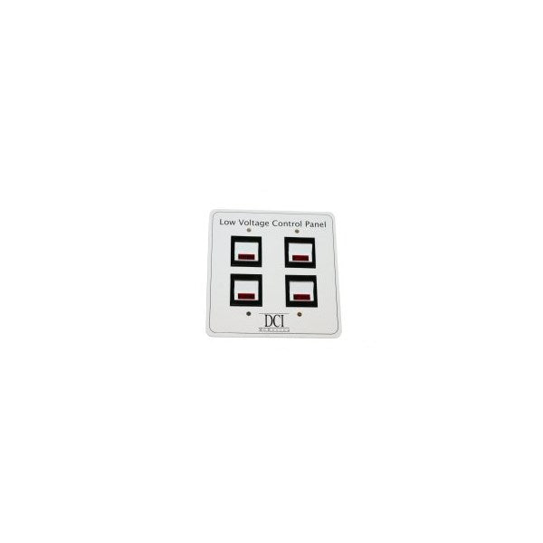 Low Voltage Control Panel, Quad Switch
