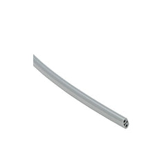 Syringe Tubing, 2 Hole, Asepsis Straight Black; Roll of 100ft