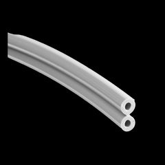 Syringe Tubing, 2 Hole, Straight Gray