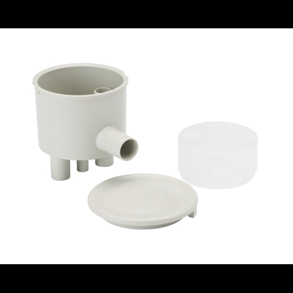 Vacuum Canister Bottom Ported w/Bracket