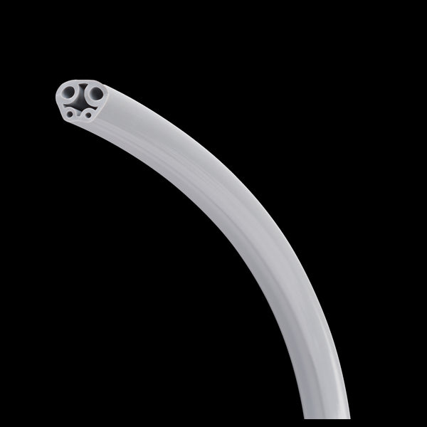 FC Tubing, 4 Hole, Poly Asepsis Gray; Roll of 100ft