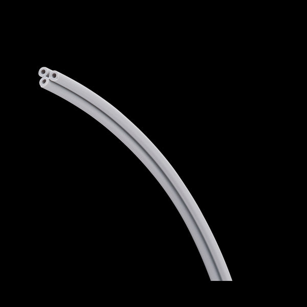 Syringe Tubing, 3 Hole, Straight Gray