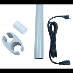 Light Post Extension, 30", P&C Bushing, Gray