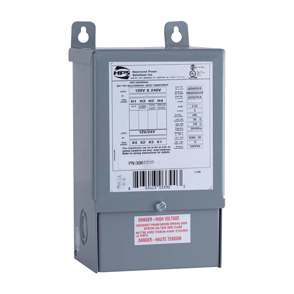 Single Phase 7500 VA, 120/240V-12/24, 50/60 Hz