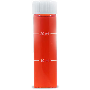 24 mm replacement vials 25mL pk/6