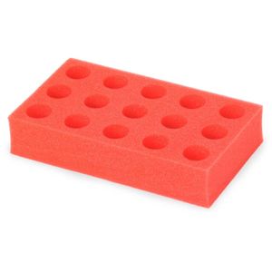 50 mL Tube Rack Foam 15-Tube Capacity