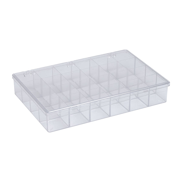 Storage Box, Plastic, 24 Compartment