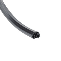 HP Tubing, 4 Hole, Asepsis Straight Black