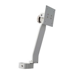 Monitor Support, Vertical Post Mounted, White